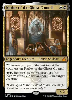 MTG Karlov of the Ghost Council (193/573) Ravnica Remastered LP - Image 1
