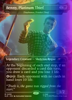 MTG Tinybones, Trinket Thief (2458/3143) Secret Lair Drop Series LP FOIL - Image 1