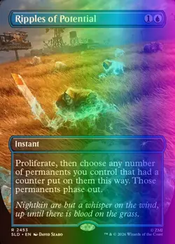 MTG Ripples of Potential (2453/3143) Secret Lair Drop Series LP FOIL - Image 1