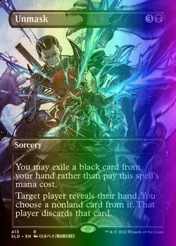 MTG Magic the Gathering Unmask (413/3004) Secret Lair Drop Series LP FOIL - Image 1