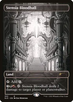 MTG Magic the Gathering Stensia Bloodhall (353/1292) Secret Lair Drop Series LP - Image 1