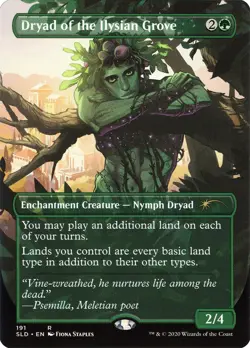 MTG Dryad of the Ilysian Grove (191/1320) Secret Lair Drop Series NM - Image 1