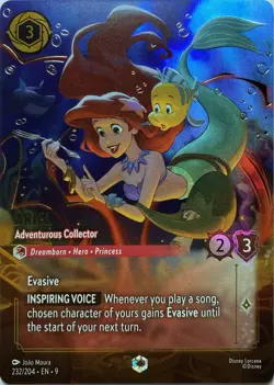 Ariel 232 -Adventurous Collector - Fabled - Enchanted - Disney Lorcana - NM - Image 1