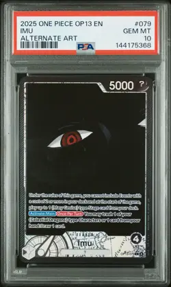 One Piece OP13 Five Elders Demon God Pack Sequential Set EN PSA 10 - Image 1