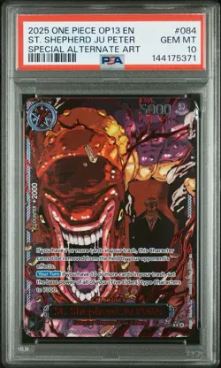 One Piece OP13 Five Elders Demon God Pack Sequential Set EN PSA 10 - Image 4