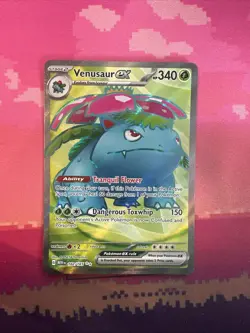 Pokemon Card Venusaur ex 182/165 Ultra Rare Scarlet & Violet 151 Near Mint - Image 1