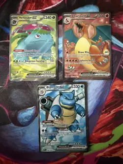 Pokemon TCG 151 Venusaur Ex 182/165 , Charizard Ex 183/164 ,Blastoise Ex 183/165 - Image 1