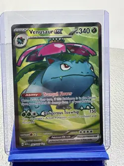 Pokemon Card - Venusaur ex Scarlet and Violet 151 182/165 Ultra Rare Full Art - Image 1
