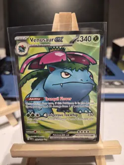 Pokemon TCG Venusaur EX 182/165 Secret Rare Card Scarlet & Violet 151 ENGLISH - Image 1