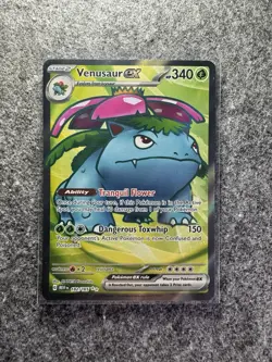 Pokemon TCG Venusaur EX 182/165 Secret Rare Card Scarlet & Violet 151 English - Image 1