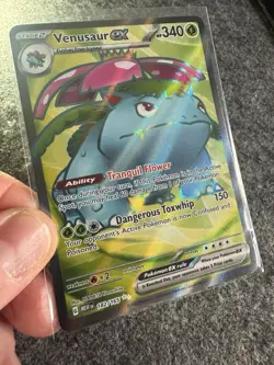 Pokemon TCG Venusaur EX 182/165 Secret Rare Card Scarlet & Violet 151 English - Image 4