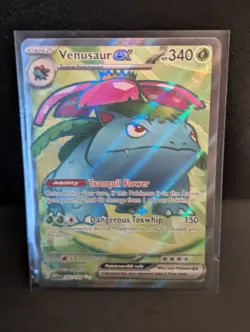 Venusaur EX 182/165 Pokemon 151 Full Art Ultra Rare Card - Image 1