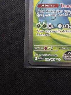 Pokemon TCG Venusaur EX Full Art Rare Card 182/165 Scarlet & Violet 151 - Image 5