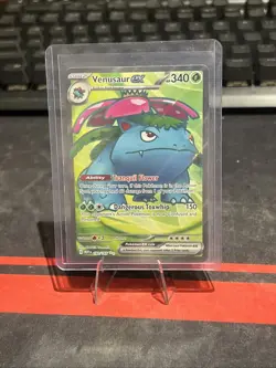 Venusaur ex 182/165 Pokemon TCG Scarlet & Violet 151 Ultra Rare Full Art NM - Image 1