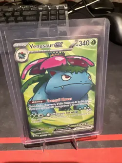 Venusaur ex 182/165 Pokemon TCG Scarlet & Violet 151 Ultra Rare Full Art NM - Image 3