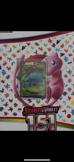 Pokemon TCG Venusaur EX Holo Card 182/165 Scarlet & Violet 151 Series - Image 1