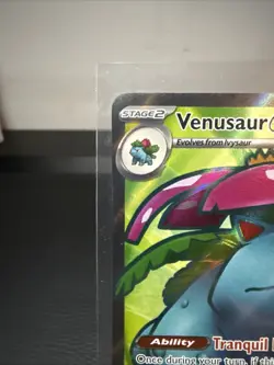 Pokemon TCG Venusaur EX 182/165 Secret Rare Card Scarlet & Violet 151 ENGLISH - Image 2