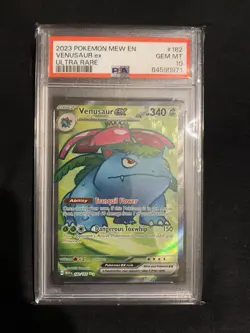Venusaur Ex 182/165 ( PSA 10 ) Pokemon 151 Full Art - Image 1