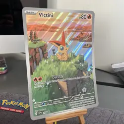 Pokemon TCG Victini Jumbo Promo Card 208 Black Star Promo Mint - Image 2