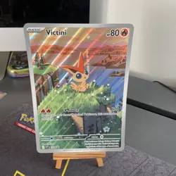 Pokemon TCG Victini Jumbo Promo Card 208 Black Star Promo Mint - Image 3