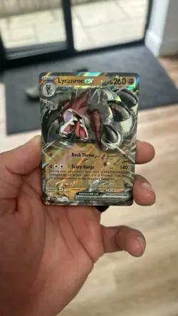 Pokemon TCG Lycanroc EX Scarlet & Violet Paldea Evolved Holo Card 117/193 - Image 1