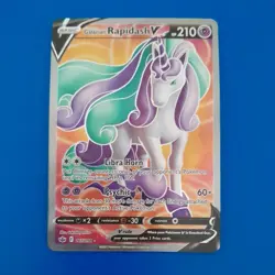 Galarian Rapidash V Full Art 167/198 - SWSH Chilling Reign Pokemon TCG - Image 1