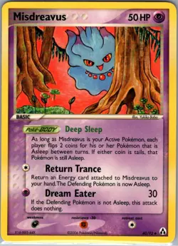 Misdreavus 40/92 Non Holo Legend Maker - Pokemon Card - NM - Image 1