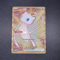 Mew ex - (151 Metal Card) 205/165 Pokemon Scarlet & Violet 151 Metal Card!! - Image 1