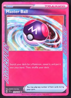 Master Ball 153/162 - Pokemon Temporal Forces ACE SPEC Rare Card - Image 1