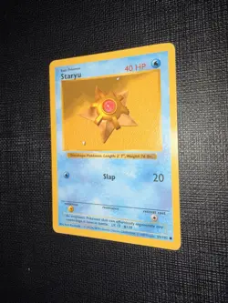 Pokemon Staryu 065/102 Base Set Shadowless 40 HP Common Regular Card - Image 1