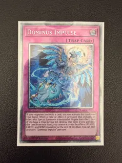 RA05-EN080 Dominus Impulse Platinum Secret Rare 1st Ed YuGiOh - Image 1