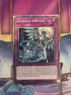 RA05-EN080 Dominus Impulse Platinum Secret Rare 1st Ed YuGiOh - Image 1