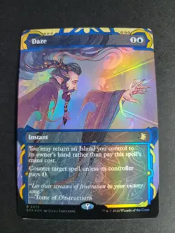 Daze (Foil) Rare MTG Secrets of Strixhaven Mythical Archives - Image 1
