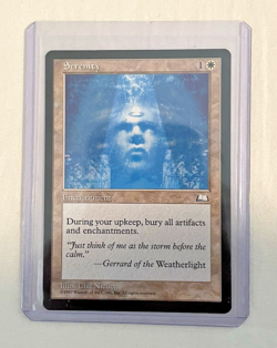 1x Serenity Weatherlight MTG Magic the Gathering LP - Image 1