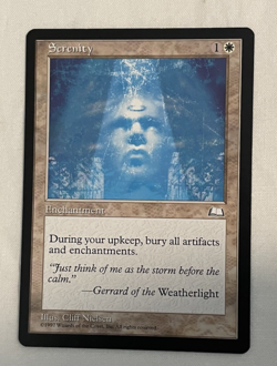 1x Serenity Weatherlight MTG Magic the Gathering LP - Image 2