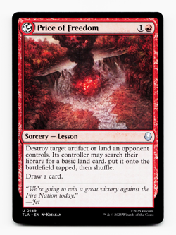 Price of Freedom X4 [Avatar: The Last Airbender] MTG PLAYSET - TLA 0149 🔥 - Image 2