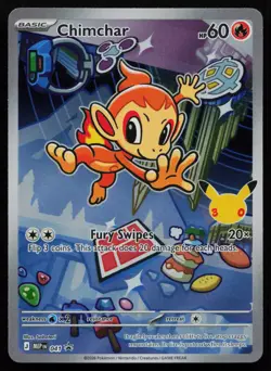 Chimchar - 041 Mega Evolution Promo MEP Holo Promo First Partner Pokemon NM - Image 1