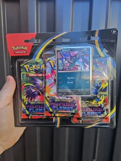 Pokemon TCG Phantasmal Flames 3 Pack Blister - Sneasel FACTORY SEALED Pokemon - Image 1