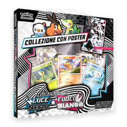 POKEMON LUCE NERA & FUOCO BIANCO COLLEZIONE CON POSTER UNIMA - (ITA) SEALED - Image 1