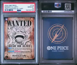 Bandai One Piece Card Game - Monkey D. Luffy OP09-119 Alt Art Holo PSA 10 - Image 3
