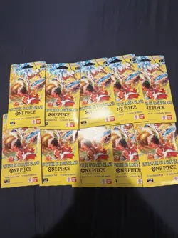 One Piece OP-15 Adventure On Kami's Island Sleeved Booster Pack Lot Of 10 Sealed - Image 1