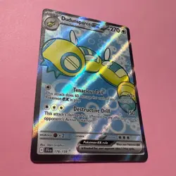 Dudunsparce ex 178/159 NM Full Art Ultra Rare Journey Together Pokemon Card TCG - Image 3