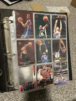 Bulk Lot Vintage 1990s NBA Cards Hoops Basketball Topps Skybox Binder 90s 400+ - Image 1