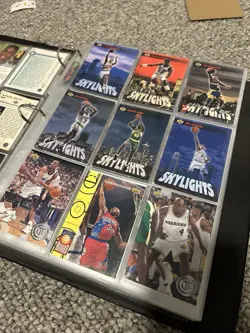 Bulk Lot Vintage 1990s NBA Cards Hoops Basketball Topps Skybox Binder 90s 400+ - Image 4