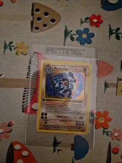 Pokemon First Edition Shadowless Machamp - Image 1