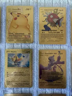 Lot Of 15 Gold Foil Fan Art Pokemon Cards - Image 3