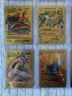 Lot Of 15 Gold Foil Fan Art Pokemon Cards - Image 4
