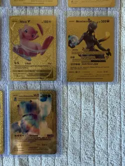 Lot Of 15 Gold Foil Fan Art Pokemon Cards - Image 5