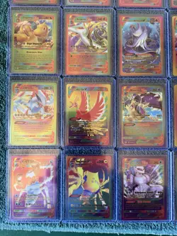 Lot Of 36 Iridescent Foil Pokemon Fan Art Cards - Image 4