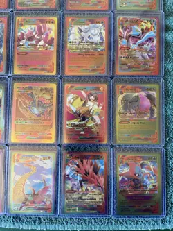 Lot Of 36 Iridescent Foil Pokemon Fan Art Cards - Image 5